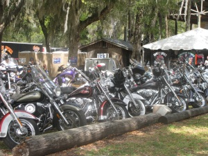 Bikes at the Broken Spoke Saloon, Daytona Bike Week